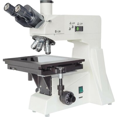 Bresser Optik 5807000 Science MTL 201 Metallurgiai mikroszkóp Trinokulár 800 x Beeső fény