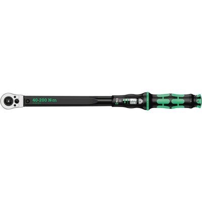 Wera Click-Torque C 3 R/L 05075626001-DAkkS Nyomatékkulcs Kalibrált (DAkkS) 1/2 (12.5 mm) 40 - 200 Nm