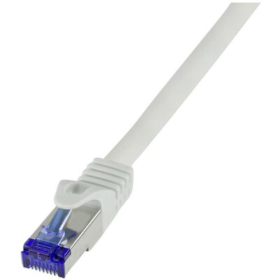 LogiLink C6A032S RJ45 CAT 6A S/FTP 1.00 m Szürke 1 db