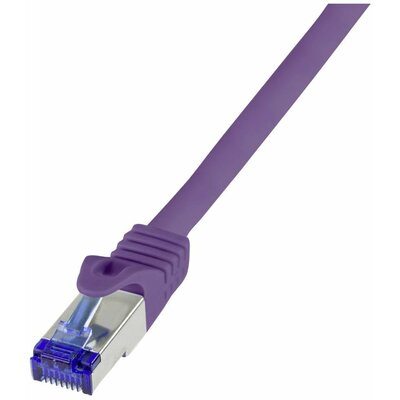 LogiLink C6A019S RJ45 CAT 6A S/FTP 0.25 m Viola 1 db