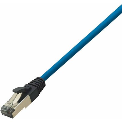 LogiLink CQ8066S RJ45 Hálózati kábel, patchkábel CAT 8.1 S/FTP 3.00 m Kék Halogénmentes 1 db