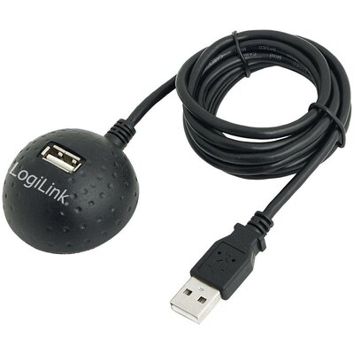 LogiLink USB kábel USB 2.0 USB-A alj, USB-A dugó 1.50 m CU0013B