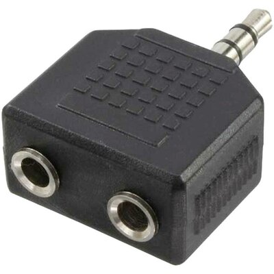 LogiLink CA1002 Adapter Jack Audio Átalakító Fekete