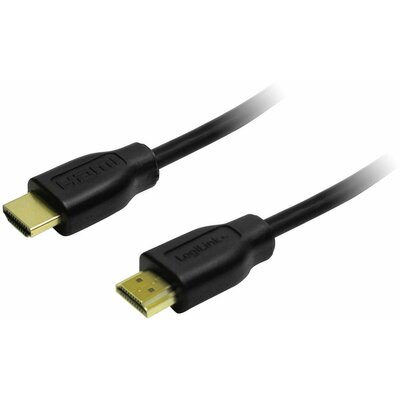 LogiLink HDMI Csatlakozókábel HDMI-A dugó, HDMI-A dugó 0.50 m Fekete CH0005 4K UHD HDMI kábel