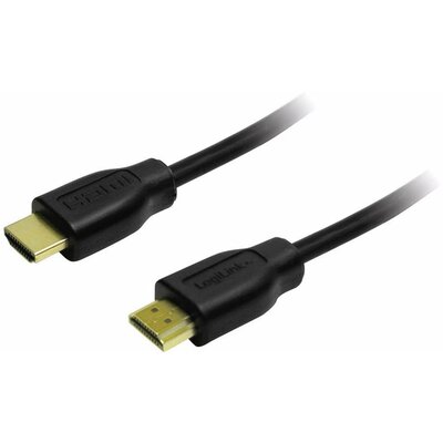 LogiLink HDMI Csatlakozókábel HDMI-A dugó, HDMI-A dugó 7.50 m Fekete CH0045 4K UHD HDMI kábel