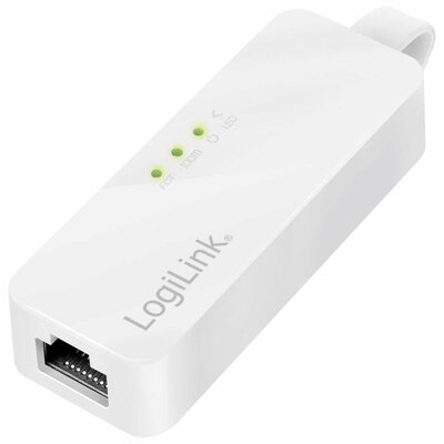 LogiLink UA0144B Hálózati adapter 100 MBit/s USB 2.0, RJ45