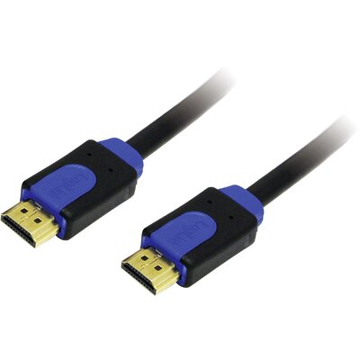 LogiLink HDMI Csatlakozókábel HDMI-A dugó, HDMI-A dugó 10.00 m Fekete CHB1110 4K UHD HDMI kábel