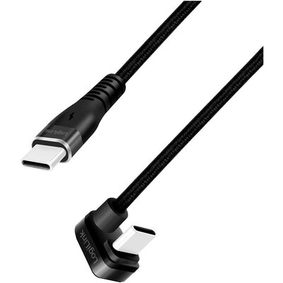 LogiLink USB kábel USB 2.0 USB-C® dugó 2.00 m Fekete CU0191