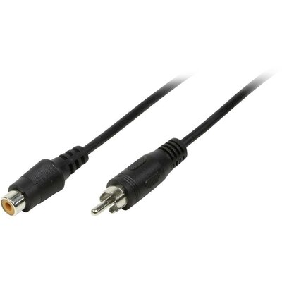 LogiLink CA1032 RCA Audio Csatlakozókábel 5.00 m Fekete (matt)