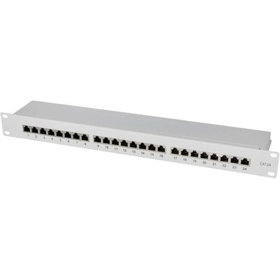 LogiLink NP0060 24 port Patchpanel 483 mm (19) CAT 6A 1 ME