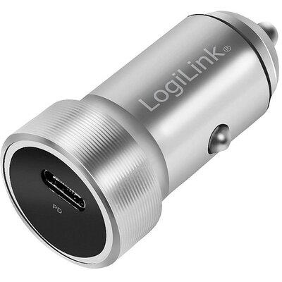 LogiLink PA0260 USB-s töltőkészülék 20 W Személygépkocsi Kimeneti áram (max.) 3000 mA Kimenetek száma: 1 x USB-C® alj (Power Delivery) USB Power Delivery