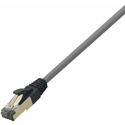 LogiLink CQ8032S RJ45 Hálózati kábel, patchkábel CAT 8.1 S/FTP 1.00 m Világosszürke Halogénmentes 1 db