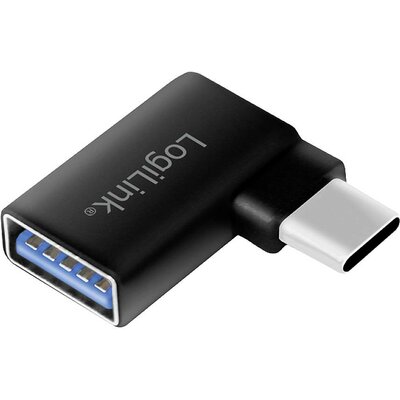 LogiLink USB 3.0 Átalakító [1x USB 3.2 Gen 1 A alj - 1x USB 3.0 dugó, C típus] AU0055 90°-ban jobbra hajlított