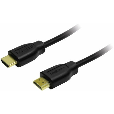 LogiLink HDMI Csatlakozókábel HDMI-A dugó, HDMI-A dugó 1.00 m Fekete CH0035 4K UHD HDMI kábel