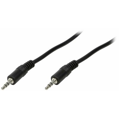 LogiLink CA1049 Jack Audio Csatlakozókábel 1.00 m Fekete (matt)