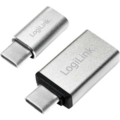 LogiLink USB 3.0 Átalakító [1x USB-C® dugó - 1x USB 2.0 alj, mikro B típus, USB 3.2 Gen 1 A alj] AU0040