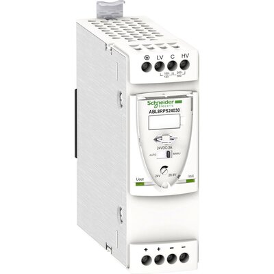 Schneider Electric ABL8RPS24030 Kalapsínes tápegység 3 A 72 W Tartalom, tartalmi egységek rendelésenként 1 db