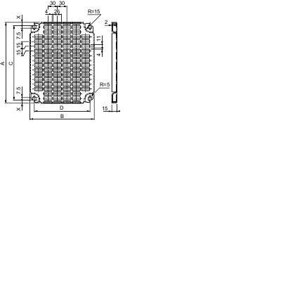 Schneider Electric NSYMR53 Szerelőlap (H x Sz) 500 mm x 300 mm 1 db