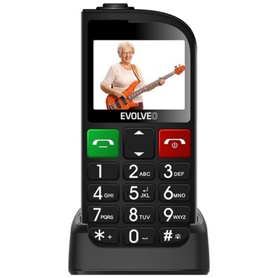 EVOLVEO SGM EP-801-FLB EVOLVEO EP-801 EasyPhone FL mobiltelefon FEKETE