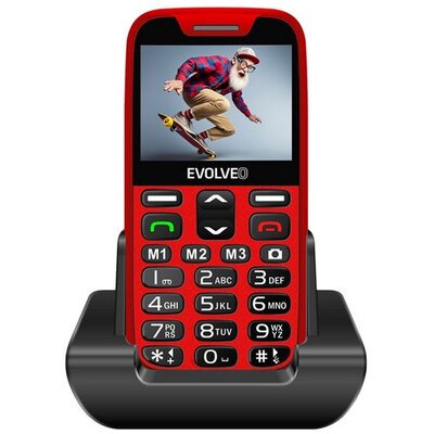 EVOLVEO SGM EP-601-XR-RD EVOLVEO EP-601 EasyPhone XR mobiltelefon PIROS