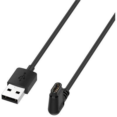 Töltőkábel USB (mágneses, 100cm) FEKETE