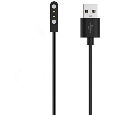 Töltőkábel USB (mágneses, 100cm) FEKETE