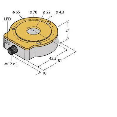 Turck Fokozatos Forgás jeladó 1 db RI360P0-QR24M0- 1024X2-H1181