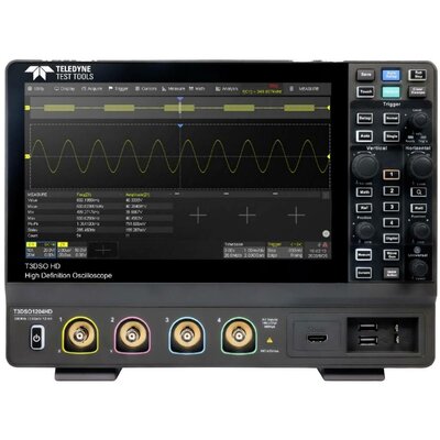 Teledyne LeCroy T3DSO1104HD Digitális oszcilloszkóp 100 MHz 4 csatornás 2 GSa/mp 200 Mpts Digitális memória (DSO) 1 db