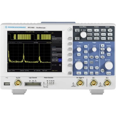 Rohde & Schwarz RTC1002EDU Digitális oszcilloszkóp Kalibrált (ISO) 50 MHz 2 csatornás 2 GSa/mp 2 Mpts 8 bit 1 db