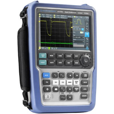 Kézi oszcilloszkóp (scope-meter) 100 MHz 500 kpts 10 bit, Rohde & Schwarz RTH1014MSO