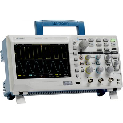 Tektronix TBS1202C Digitális oszcilloszkóp 200 MHz 1 GSa/mp 20 kpts 8 bit 1 db