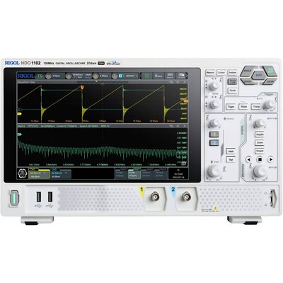 Rigol HDO1102 Digitális oszcilloszkóp 100 MHz 2 GSa/mp 50 Mpts 12 bit 1 db