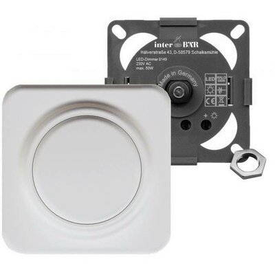 interBär 8149-008.01 Bútorba építhető dimmer Fehér