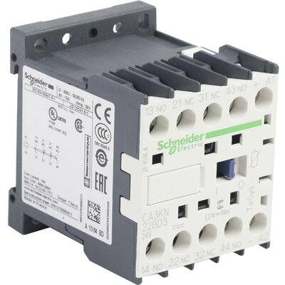 Schneider Electric CA3KN22BD3 Segédvédelem 2 nitó, 2 záró 1 db