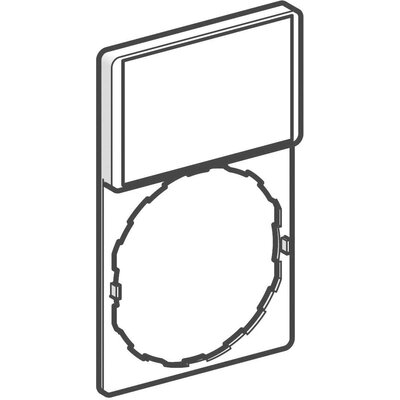 Címke tartó 30 x 40 mm, Schneider Electric Harmony ZBZ33