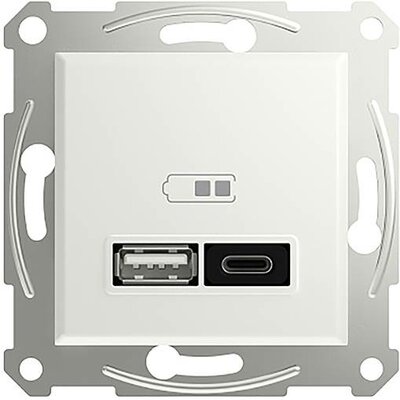 Schneider Electric USB dugalj Asfora Fehér (fényes) EPH2770421D