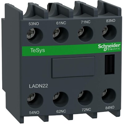 Schneider Electric LADN22 Védőkapcsoló tömb 2 záró, 2 nitó 1 db