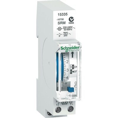 Schneider Electric 15335 Kalapsínes időkapcsoló óra Analóg 230 V