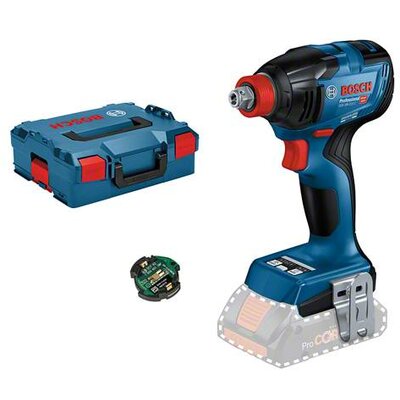 Bosch Professional GDX 18V-210 C + GCY 42 06019J0201 Akkus ütvecsavarozó 18 V Lítiumion Bluetooth-modullal, akku nélkül, töltő nélkül, Hordtáskával