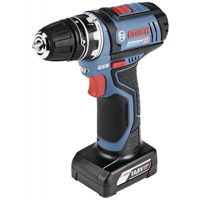 Bosch Professional MP GSR 12V-15 FC 06019F6006 Akkus fúrócsavarozó 12 V Lítiumion 2. akkuval, Töltővel, Hordtáskával