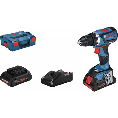 Akkus fúrócsavarozó készlet 18 V 4 Ah, Bosch Professional GSR 18V-60 C 06019G110B