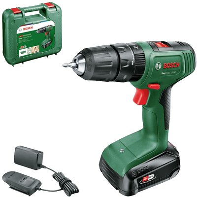 Bosch Home and Garden EasyImpact 18V-40 06039D8107 Akkus fúrócsavarozó, Akkus csavarozó 18 V 2.0 Ah Lítiumion akkuval, Töltővel