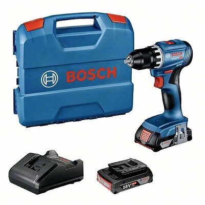 Bosch Professional GSR 18V-45 06019K3202 Akkus fúrócsavarozó 18 V 2.0 Ah Lítiumion 2. akkuval, Töltővel, Hordtáskával