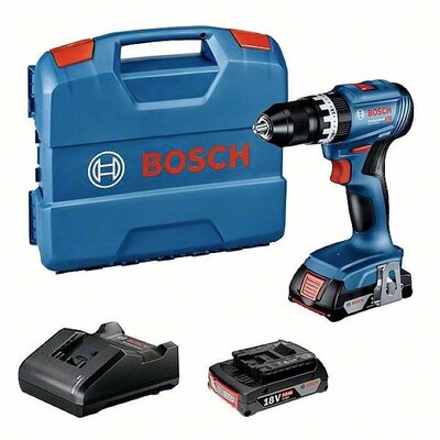 Bosch Professional GSB 18V-45 06019K3302 Akkus fúrócsavarozó 18 V 2.0 Ah Lítiumion 2. akkuval, Töltővel, Hordtáskával