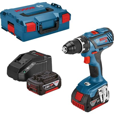 Bosch Professional GSR 18V-28 0615990L7K Akkus fúrócsavarozó 18 V 3.0 Ah Lítiumion 2. akkuval, Töltővel, Hordtáskával