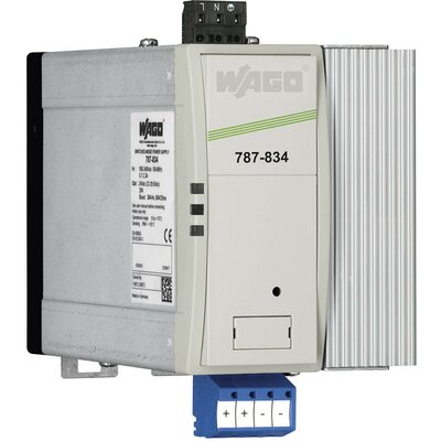 WAGO EPSITRON® PRO POWER 787-834 Kalapsínes tápegység 24 V/DC 20 A 480 W Kimenetek száma:1 x Tartalom, tartalmi egységek rendelésenként 1 db