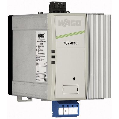 WAGO EPSITRON® PRO POWER 787-835 Kalapsínes tápegység 48 V/DC 10 A 480 W Kimenetek száma:1 x Tartalom, tartalmi egységek rendelésenként 1 db