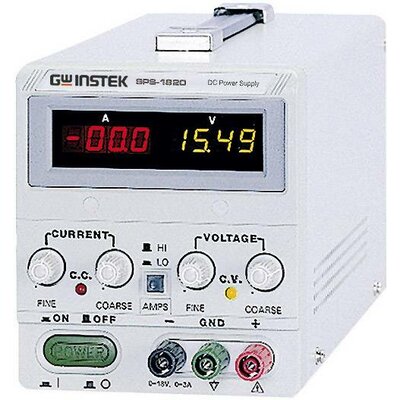 GW Instek SPS-2415 Labortápegység, szabályozható - 24 V/DC - 15 A 360 W Remote Kimenetek száma 1 x