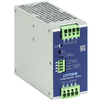 Lütze CPSB3-480-48 Kapcsolótápegység 48 V/DC 10 A 480 W Tartalom, tartalmi egységek rendelésenként 1 db