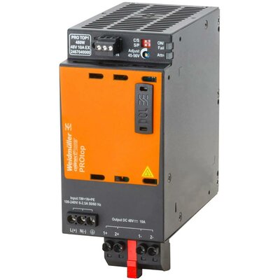 Weidmüller PRO TOP1 480W 48V 10A EX Kapcsolótápegység 48 V/DC 10 A 480 W Tartalom, tartalmi egységek rendelésenként 1 db